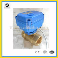 Motorized DC5V DN20 NPT Shut off valve for Environmental Protection and drain water system